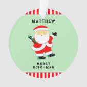 Ultimate Frisbee Holiday Gift Ornament (voorkant)