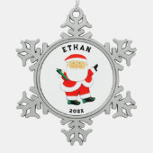 Ultimate Frisbee Holiday Gift Tin Sneeuwvlok Ornament (Voorkant)
