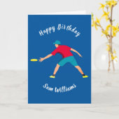 Ultimate Frisbee Kaart (Gele Bloem)