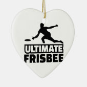 Ultimate Frisbee Keramisch Ornament (Rechts)