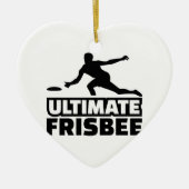 Ultimate Frisbee Keramisch Ornament (Voorkant)
