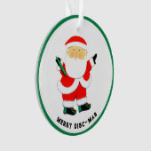 Ultimate Frisbee Kerst Collectie Ornament (voorkant)