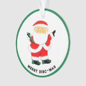 Ultimate Frisbee Kerst Collectie Ornament (voorkant)