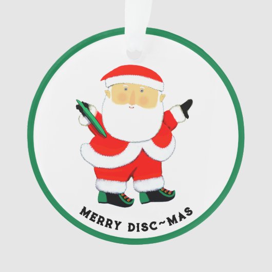 Ultimate Frisbee Kerst Collectie Ornament (voorkant)