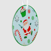 Ultimate Frisbee Kerst Collectie Ornament (voorkant)