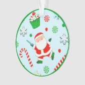 Ultimate Frisbee Kerst Collectie Ornament (voorkant)
