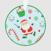 Ultimate Frisbee Kerst Collectie Ornament (voorkant)