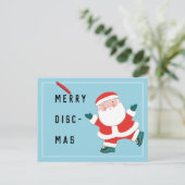 Ultimate Frisbee Kerst Kaarten (Staand voorkant)