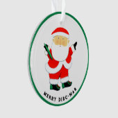 Ultimate Frisbee Kerstcadeaus Ornament (voorkant)