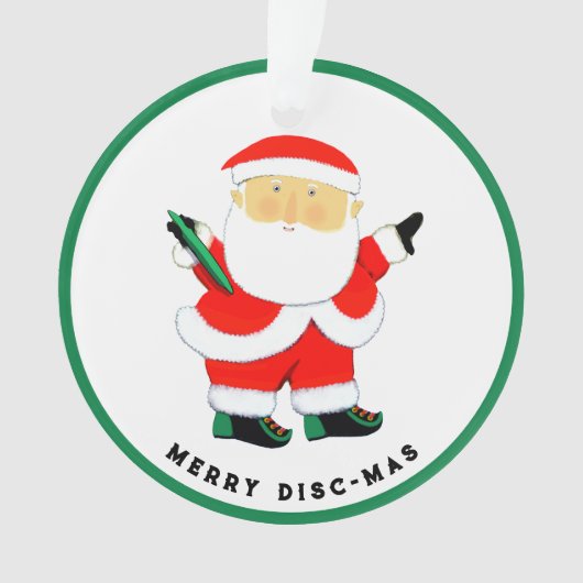 Ultimate Frisbee Kerstcadeaus Ornament (voorkant)
