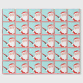 Ultimate Frisbee kerstcadeauverpakkings papier (Vlak)