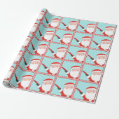 Ultimate Frisbee kerstcadeauverpakkings papier (Uitgerold)