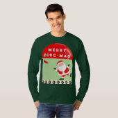 Ultimate Frisbee Kerstmis T-shirt (Voorkant volledig)