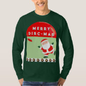Ultimate Frisbee Kerstmis T-shirt (Voorkant)