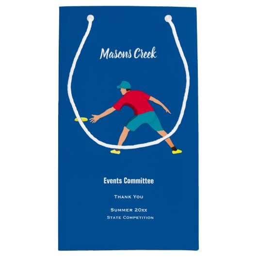 Ultimate Frisbee Klein Cadeauzakje (Achterkant)