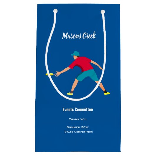 Ultimate Frisbee Klein Cadeauzakje (Voorkant)