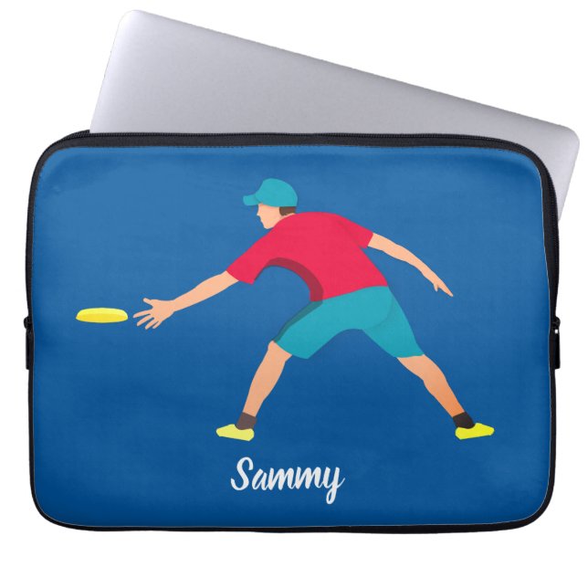 Ultimate Frisbee Laptop Sleeve (Voorkant)