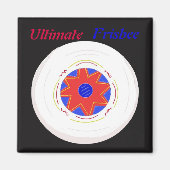 Ultimate Frisbee Magneet (Voorkant)