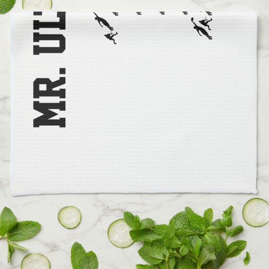 Ultimate Frisbee Mr/Miss Ultimate Theedoek (Gevouwen)