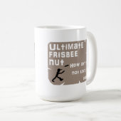 Ultimate Frisbee Nut Mok (Voorkant rechts)