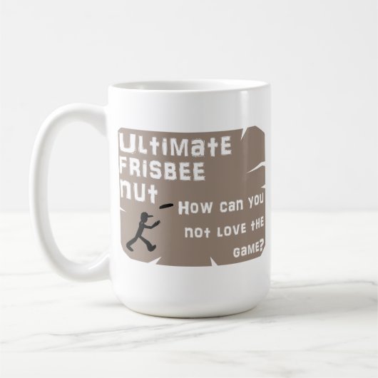 Ultimate Frisbee Nut Mok (Links)