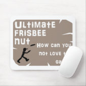 Ultimate Frisbee Nut Mousepad Muismat (Met muis)
