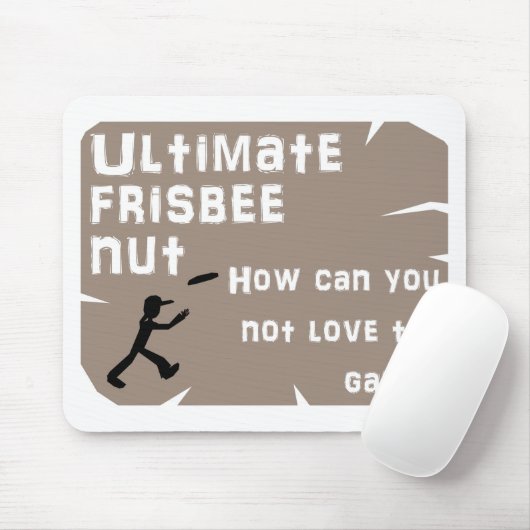 Ultimate Frisbee Nut Mousepad Muismat (Met muis)