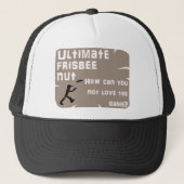 Ultimate Frisbee Nut Pet (Voorkant)