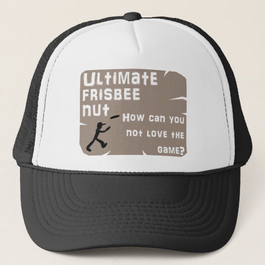 Ultimate Frisbee Nut Pet (Voorkant)