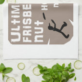 Ultimate Frisbee Nut Theedoek (Gevouwen)