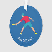 Ultimate Frisbee Ornament (voorkant)
