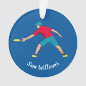 Ultimate Frisbee Ornament (voorkant)