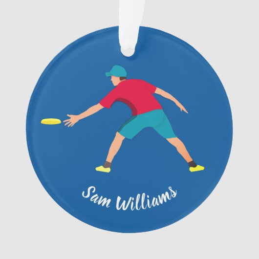 Ultimate Frisbee Ornament (voorkant)