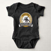 Ultimate Frisbee - Papa's kleine handler Romper (Voorkant)