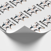 Ultimate Frisbee Pass Catch Score Frisbee Feest Cadeaupapier (Hoek)