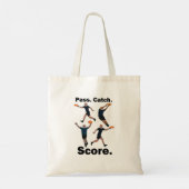 Ultimate Frisbee Pass Catch Score Frisbee Speler Tote Bag (Achterkant)