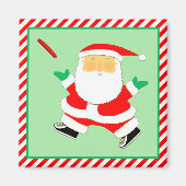 Ultimate Frisbee Player Holiday Gift Magneet (Voorkant)