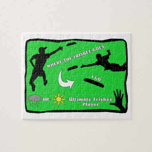 Ultimate Frisbee Rain of Shine Legpuzzel (Horizontaal)