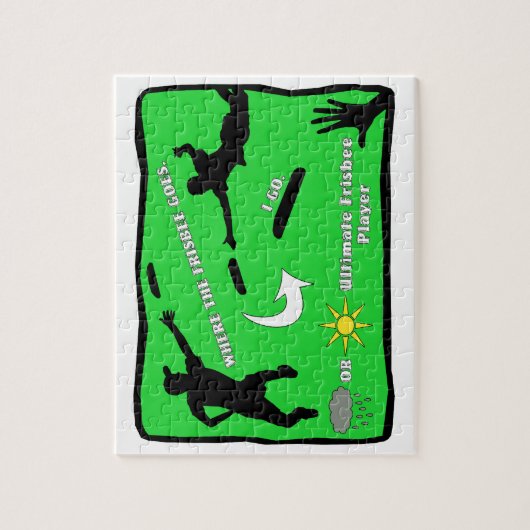 Ultimate Frisbee Rain of Shine Legpuzzel (Verticaal)