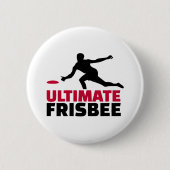 Ultimate Frisbee Ronde Button 5,7 Cm (Voorkant)
