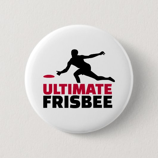 Ultimate Frisbee Ronde Button 5,7 Cm (Voorkant)