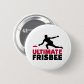 Ultimate Frisbee Ronde Button 5,7 Cm (Voorkant /achterkant)