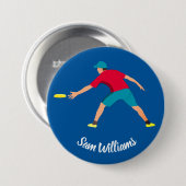 Ultimate Frisbee Ronde Button 7,6 Cm (Voorkant /achterkant)