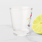 Ultimate Frisbee Shot Glas (Links)