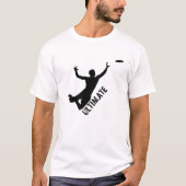 Ultimate Frisbee Silhouette T-Shirt (Voorkant)
