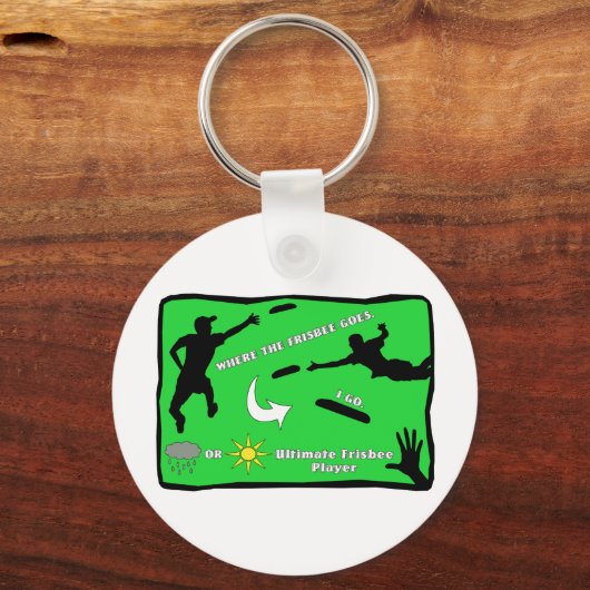 Ultimate Frisbee Sleutelhanger (Voorkant)