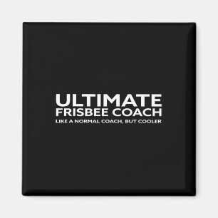 Ultimate Frisbee Speler Coach Disc Golf Mannen Vro Magneet