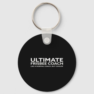 Ultimate Frisbee Speler Coach Disc Golf Mannen Vro Sleutelhanger