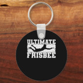 Ultimate Frisbee spielen Sport am Strand Sleutelhanger (Voorkant)