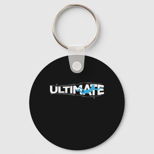 Ultimate Frisbee Sport am Strand Sleutelhanger (Voorkant)